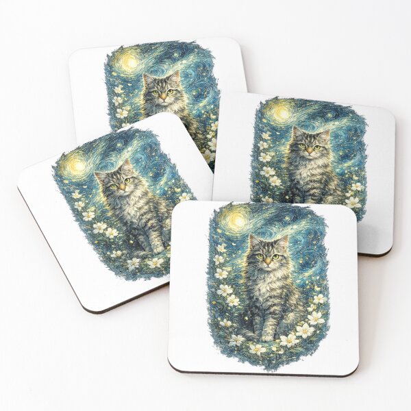 Item preview,  Cat van Gogh  designed and sold by Cat loco.