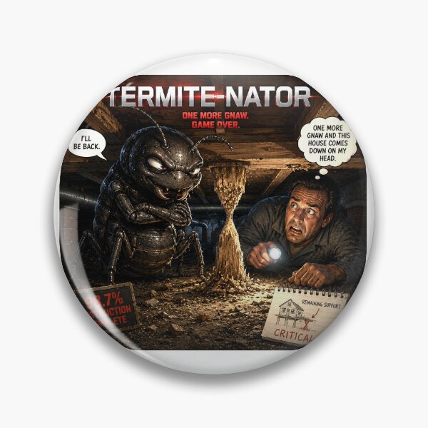 Item preview, Termite-nator threatens human's house designed and sold by GentleKnight.