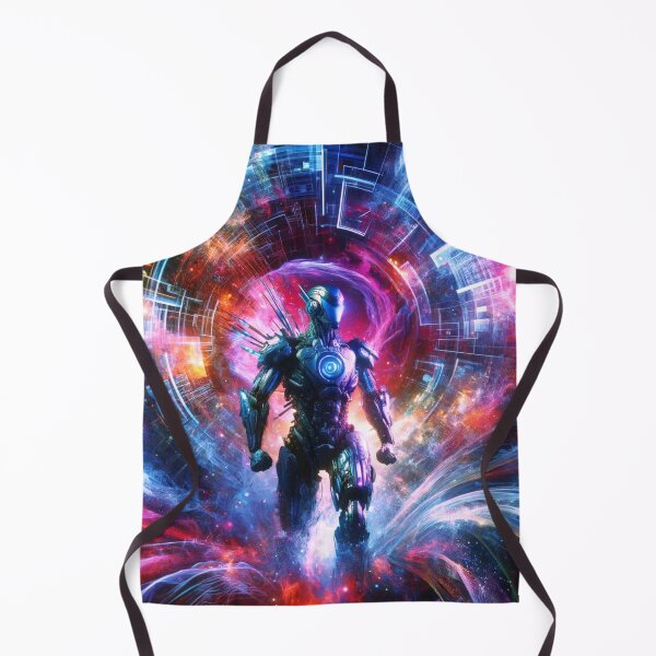 Item preview, Cyberpunk Alien Robot Cosmic Portal Sci-Fi Art designed and sold by PlanetEye Designs.