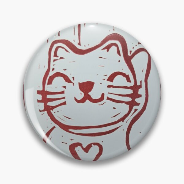 Item preview, Lucky Cat with loveheart v2 designed and sold by SombreroDoodles.