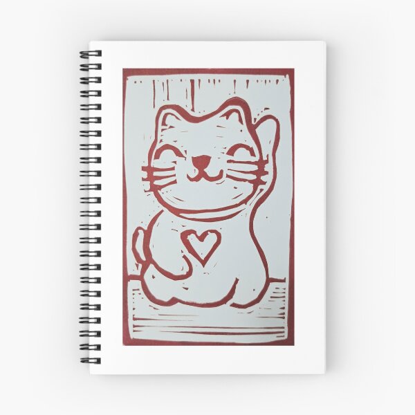 Item preview, Lucky Cat with loveheart v2 designed and sold by SombreroDoodles.
