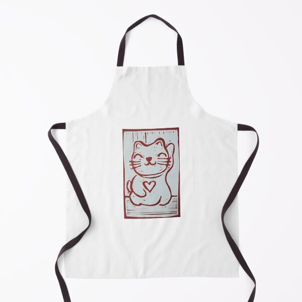 Item preview, Lucky Cat with loveheart v2 designed and sold by SombreroDoodles.