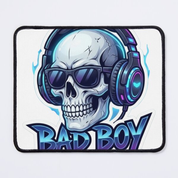 Item preview, Bad Boy Skull with Headphones Gamer Sticker designed and sold by Sticker universe2.0.