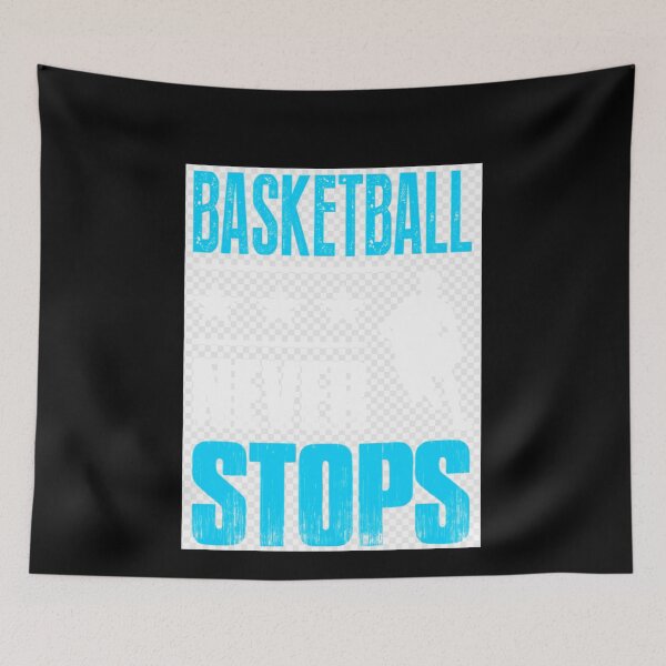 Item preview, Basketball Player Basketball Never Stops Player Gift Idea designed and sold by haselshirt.