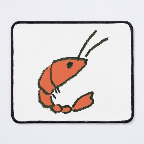 Item preview, Happy Little Ebi — Sweet Japanese Shrimp designed and sold by TheStickLab.