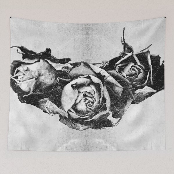 Item preview, Dried Dead Rose Heads Dark Floral Vanitas Gothic Art designed and sold by Ghoul Enterprises.