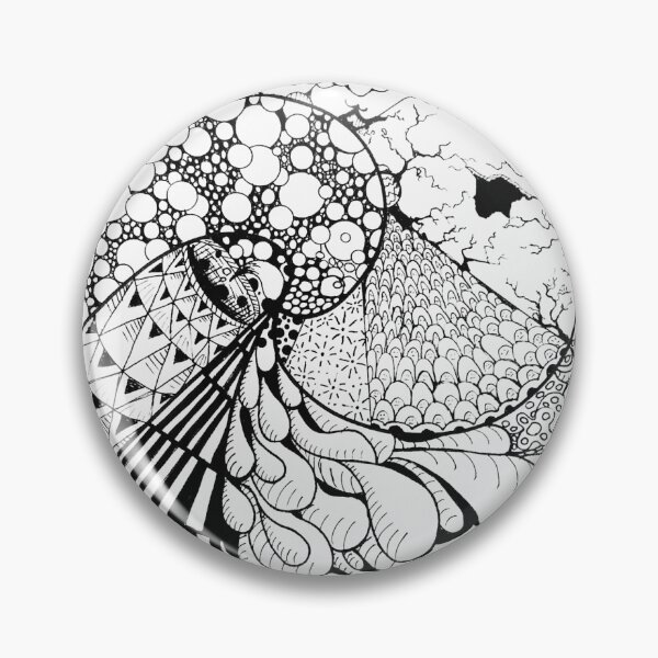 Item preview, zentangular doodle designed and sold by Hermitage-Arts.