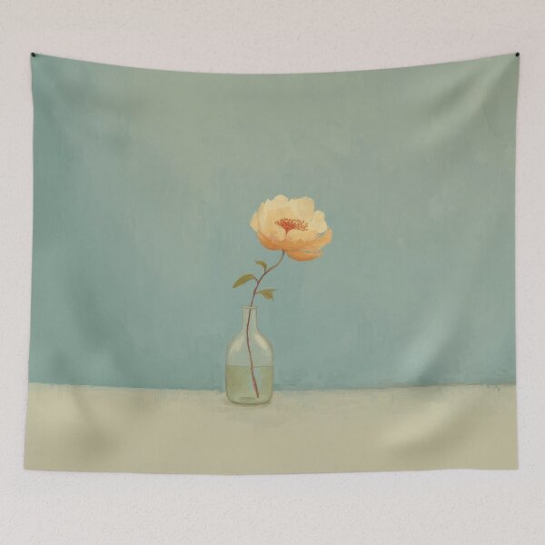 Item preview, Peony in Blue Silence designed and sold by riquishop.