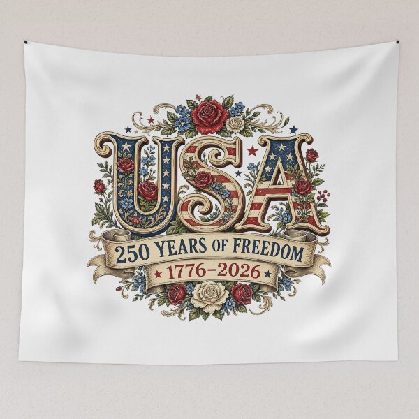 Item preview, USA 250 Years of Freedom 1776–2026 designed and sold by PetalGarden.