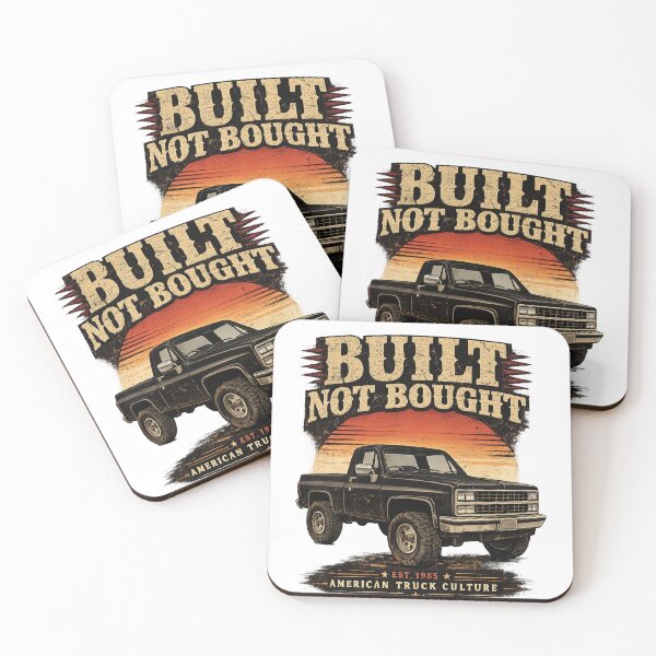 Item preview, Built Not Bought Vintage American Truck designed and sold by MCNovaStudio.