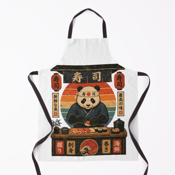 Item preview, Panda Sushi Chef designed and sold by Alpacatata.
