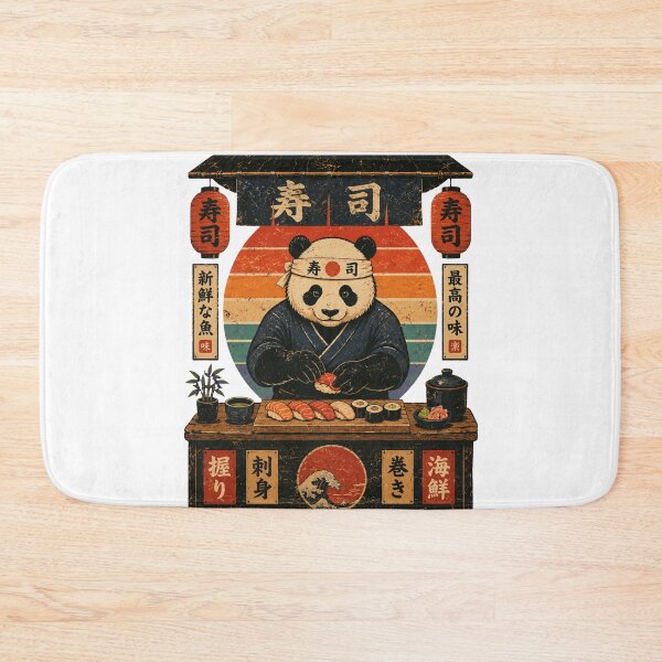 Item preview, Panda Sushi Chef designed and sold by Alpacatata.