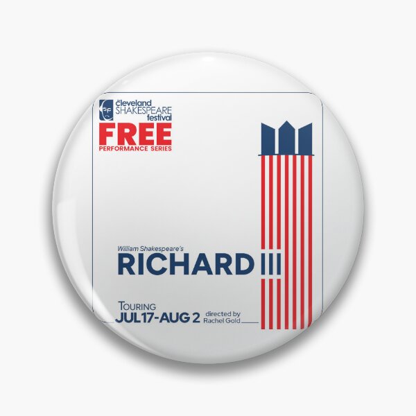 Item preview, Summer 2026 RICHARD III designed and sold by CleveShakes.