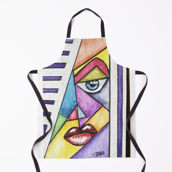 Item preview, Abstract face no3 watercolour designed and sold by jhojho.