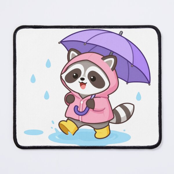 Item preview, Happy Rainy Day Raccoon designed and sold by Webinath.