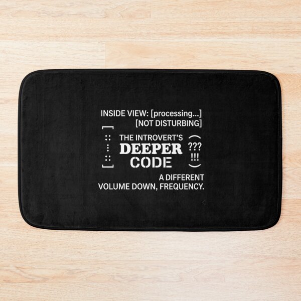 Item preview, Introvert’s Deeper Code – Volume Down Frequency designed and sold by artlife4.