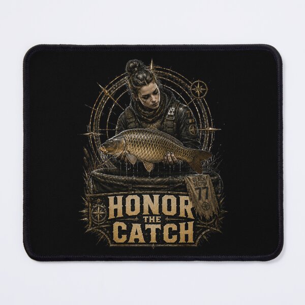 Item preview, Honor the Catch - Carp Fishing BlackSector77 designed and sold by BlackSector77.