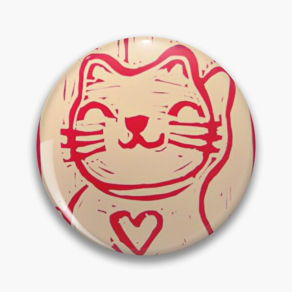 Item preview, Lucky Cat with loveheart designed and sold by SombreroDoodles.