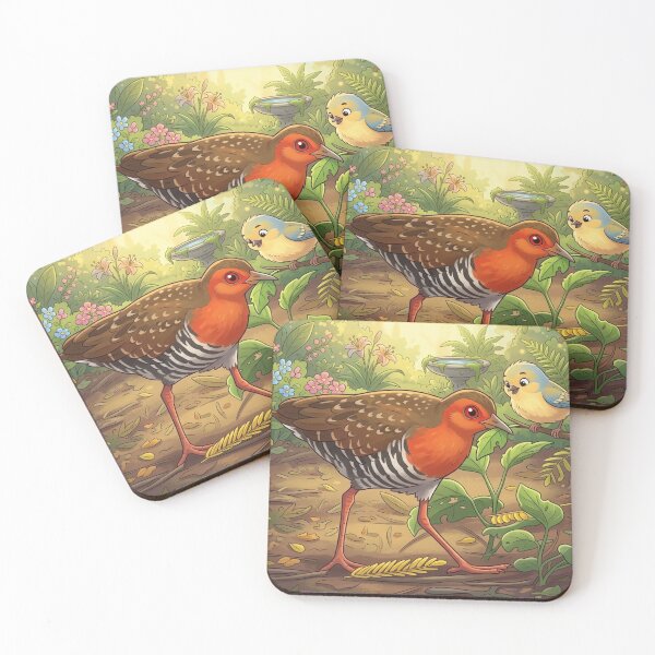 Item preview, Garden Bird Duo in Sunny Patch designed and sold by AirCrayons27.