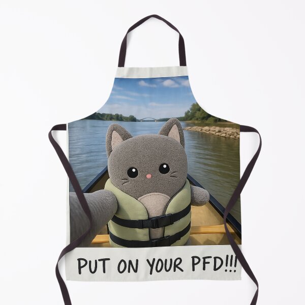 Item preview, Cosplay Kitty Wear Your PFD designed and sold by WaggonsWest.