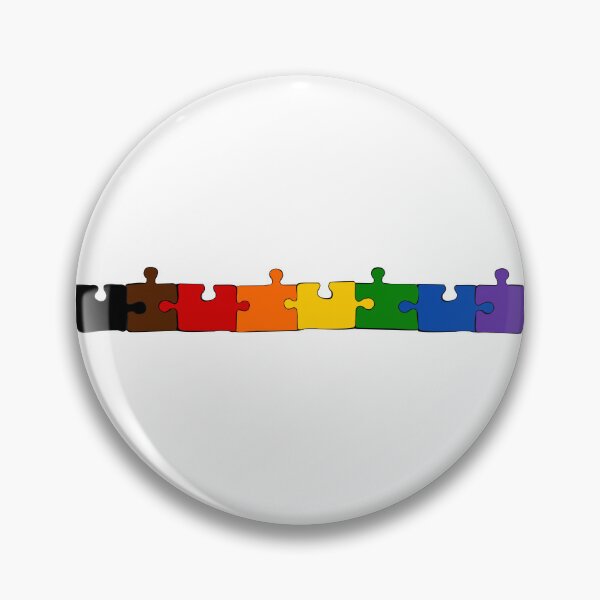 Item preview, Philly Rainbow Puzzle Pieces Pride Flag designed and sold by HarveyHandcraftsandDesigns.