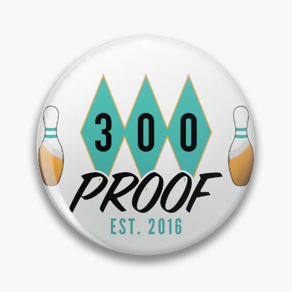 Item preview, 300 Proof Bowling Team Retro Logo designed and sold by Headsnack Shop.