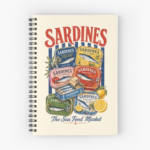 Item preview, Sardines retro designed and sold by FatBirdie.
