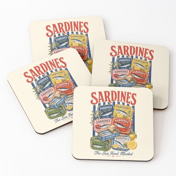 Item preview, Sardines retro designed and sold by FatBirdie.