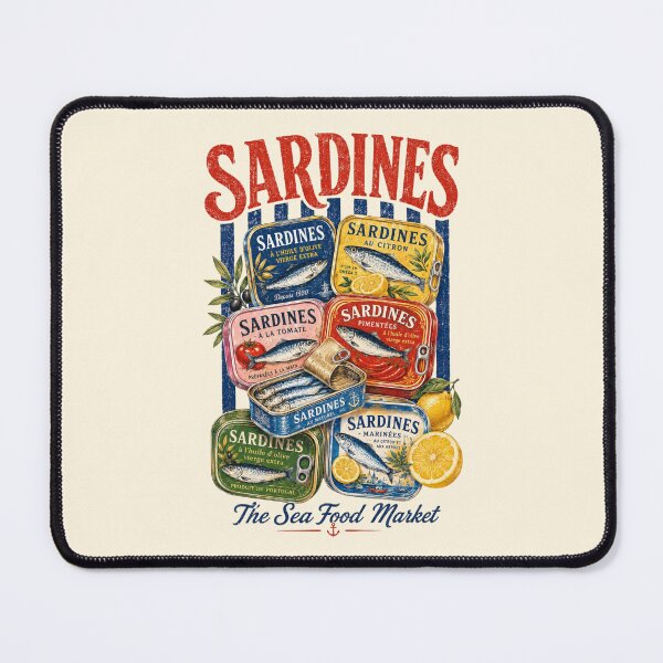 Item preview, Sardines retro designed and sold by FatBirdie.