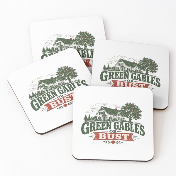 Item preview, Green Gables Or Bust Anne of Green Gables Vintage House Art designed and sold by Fenay Designs.