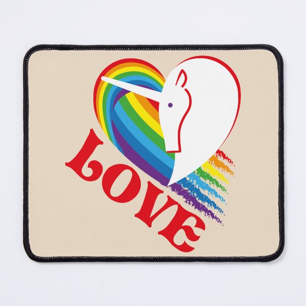 Item preview, Love letters rainbow unicorn designed and sold by Konopikyu.