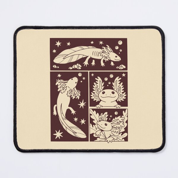 Item preview, Axolotls designed and sold by Erika Vaigel Illustrations.