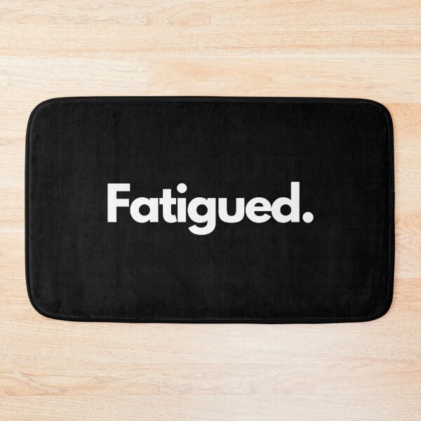 Item preview, Fatigued minimalist funny mental health designed and sold by Neeshki.