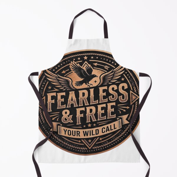 Item preview, Fearless & Free Vintage Wild Call Emblem designed and sold by Munib320.