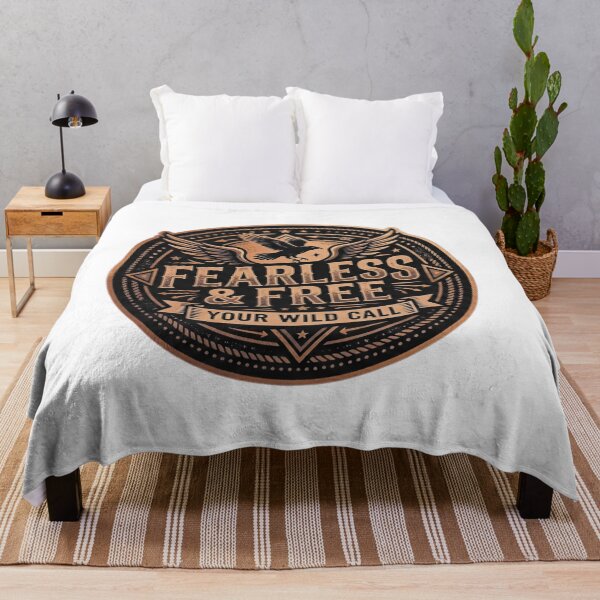 Item preview, Fearless & Free Vintage Wild Call Emblem designed and sold by Munib320.