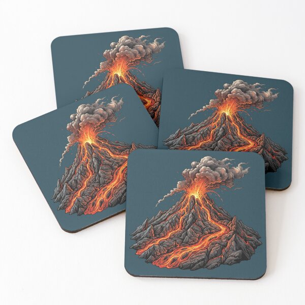 Item preview, Volcanic Mountain Power | Lava Eruption Adventure Art designed and sold by Chroma Dreams .