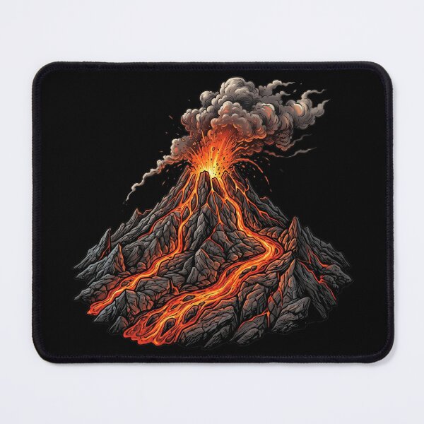 Item preview, Volcanic Mountain Power | Lava Eruption Adventure Art designed and sold by Chroma Dreams .