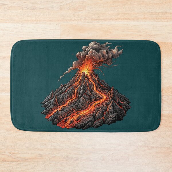 Item preview, Volcanic Mountain Power | Lava Eruption Adventure Art designed and sold by Chroma Dreams .