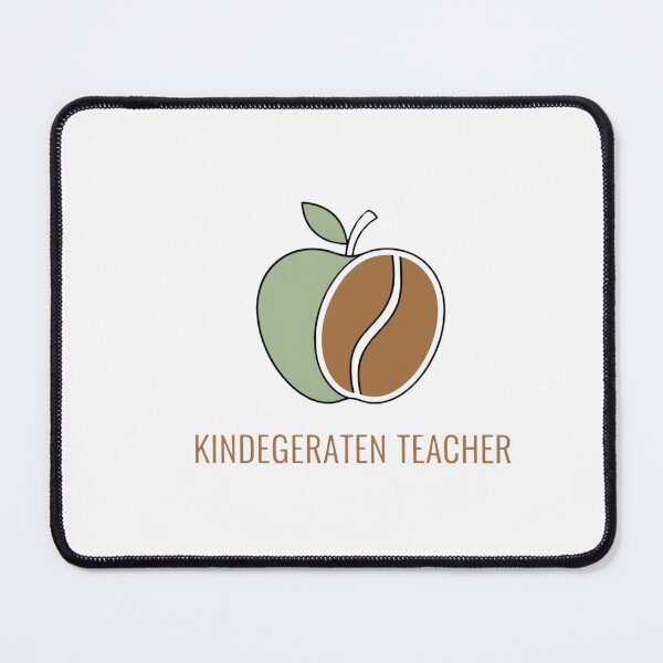 Item preview, Kindergarten Teacher apple coffee bean minimalist Scandinavian gift designed and sold by language-des.