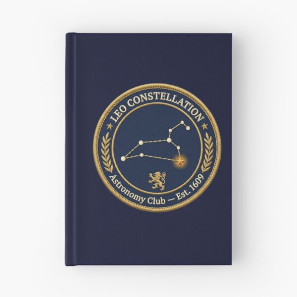 Item preview, Leo Constellation Vintage Astronomy Badge Patch designed and sold by CalmCapy Co.