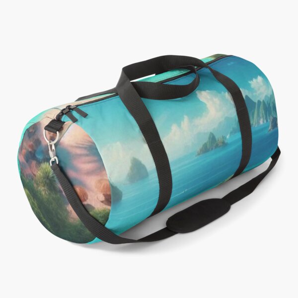 Item preview, Tropical Paradise Turquoise Beach Island AI Art Wall Decor designed and sold by IRON SIREN.