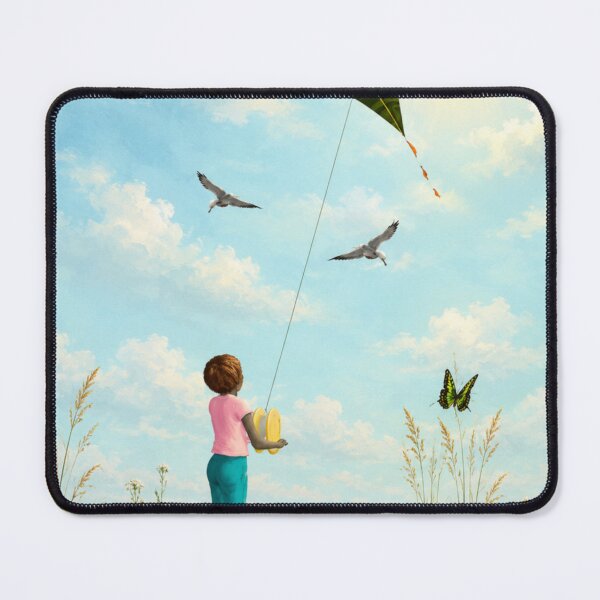 Item preview, Little Girl Flying Kite designed and sold by Kimberly Palmer.