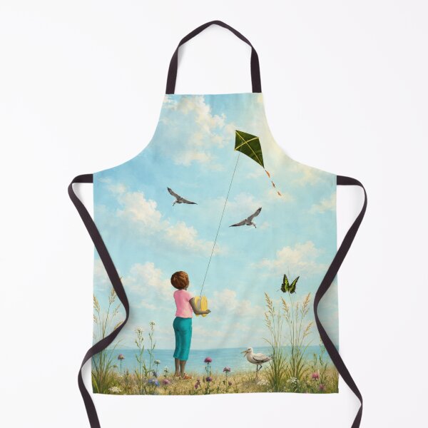 Item preview, Little Girl Flying Kite designed and sold by Kimberly Palmer.