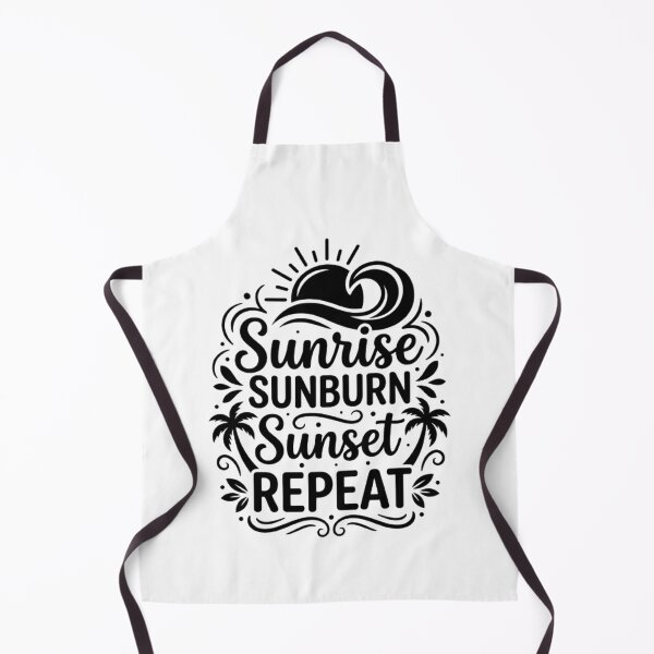 Item preview, Sunrise Sunburn Sunset Repeat Beach Vacation Design designed and sold by Stick-Artistry.