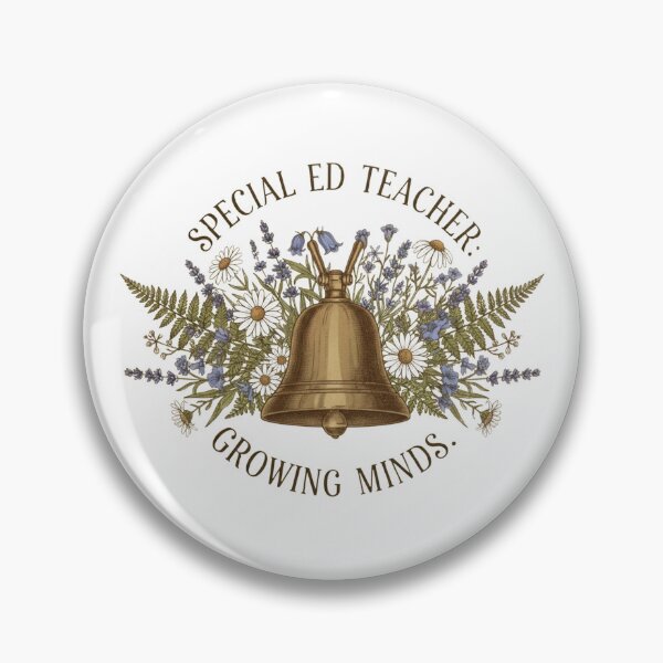 Item preview, Special Ed Teacher Growing Minds vintage botanical educator gift designed and sold by language-des.