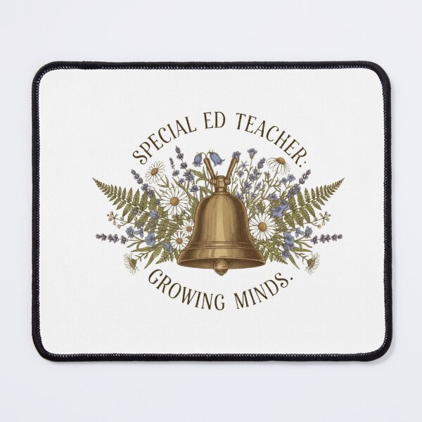 Item preview, Special Ed Teacher Growing Minds vintage botanical educator gift designed and sold by language-des.