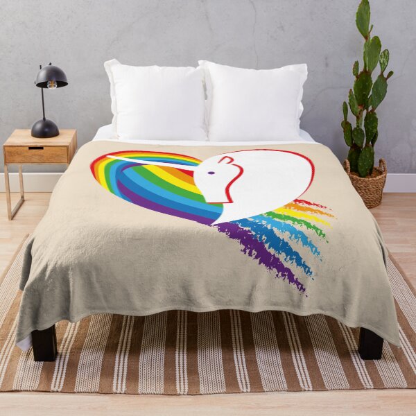 Item preview, Heart logo rainbow unicorn designed and sold by Konopikyu.