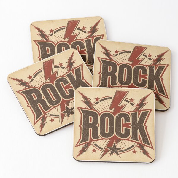 Item preview, Vintage Retro Rock Music Distressed Lightning Stars T-Shirt designed and sold by SunnyDesign82.