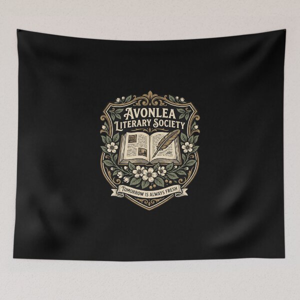 Item preview, Avonlea Literary Society Tomorrow Is Always Fresh Book Crest designed and sold by Fenay Designs.
