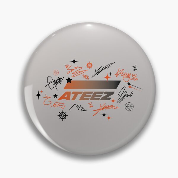 Item preview, Design inspired by the autograph of the group Ateez designed and sold by mbs-desing.